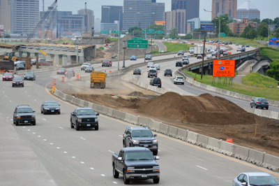 Photo of Interstate 35E project.